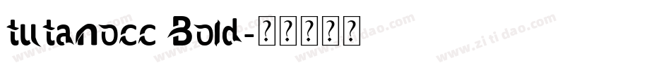 tutanocc Bold字体转换